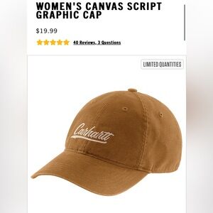 Carhartt Canvas Cap